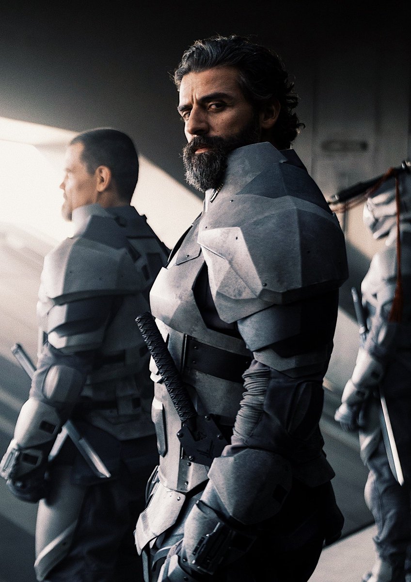 DuneNewsNet's tweet photo. Oscar Isaac on Denis Villeneuve’s DUNE.

“I saw some things cut together and it just looks amazing. Denis Villeneuve is a real artist and it will be exciting to see it come together. It’s kind of wild that we’re doing some additional shooting a few months... https://t.co/CA0vLfXILk