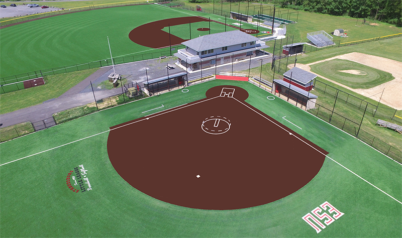 AllSportsInc1's tweet photo. ESU's Creekview Park Softball infield is complete. Camp attendees enjoying our newly installed “DIAMOND SERIES” artificial turf! https://t.co/ybCthOBkiL #AllSportsInc1 #AstroTurfUSA #ESUWarriors #ESUSoftball https://t.co/mL8knNuzW6