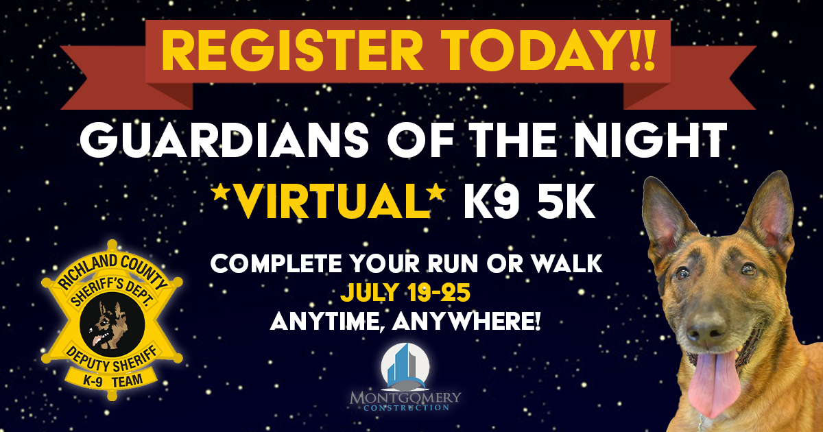 ⭐ATTENTION FRIENDS! ⭐ The Guardians of the Night K9 5K is back, but this year we're going VIRTUAL! Learn how it works and get registered here --> ow.ly/3tql50AbzIB