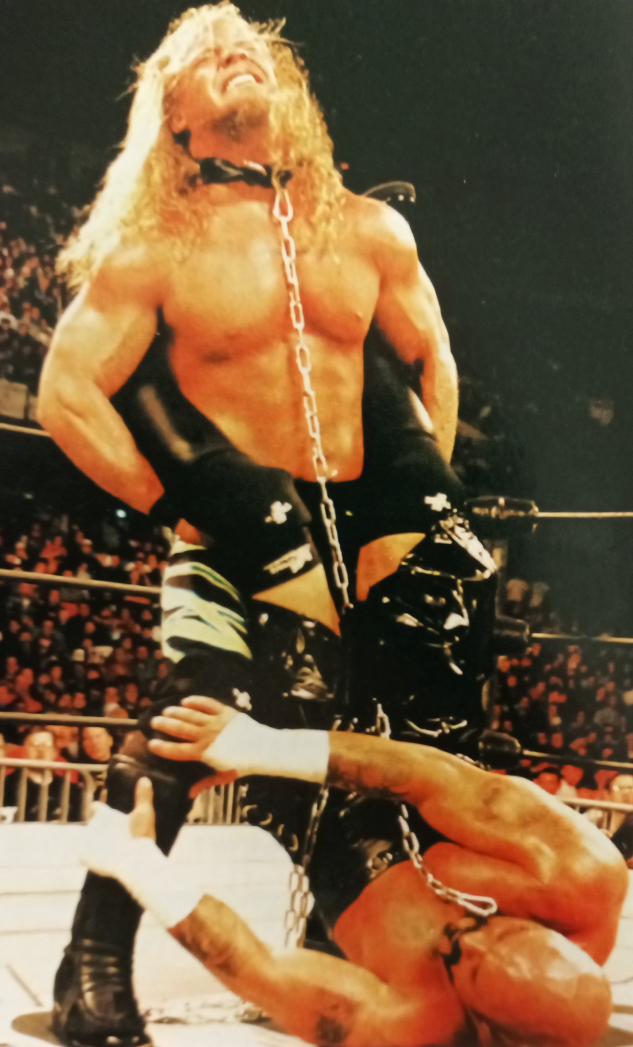 Rasslin' History 101 on Twitter: "Chris Jericho takes on Perry Saturn in a Dog Collar match at the WCW Uncensored '99 PPV https://t.co/kCRtVmIORZ" / X