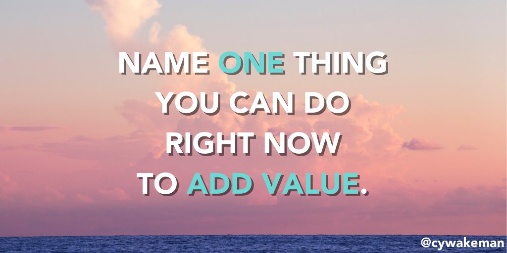 CyWakeman's tweet photo. Our ego is really good at convincing us that we don't have control, we can't make an impact, we are stuck.

To combat this unproductive thinking.... name one thing - RN - that you can do that will have impact. 

No matter how big or small. https://t.co/r9HuKrTPHQ