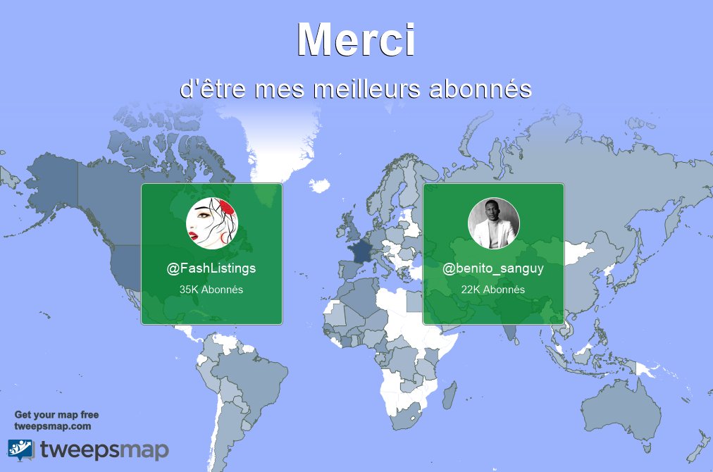 ThierryGautron's tweet photo. Un merci spécial à mes meilleurs nouveaux abonnés cette semaine @FashListings, @benito_sanguy
Découvrez les packs #1000Partenaires pour prospecter efficacement et faire son marketing https://t.co/yu76Mj4qDE
@1000Partenaires https://t.co/u2eCNCtvU0