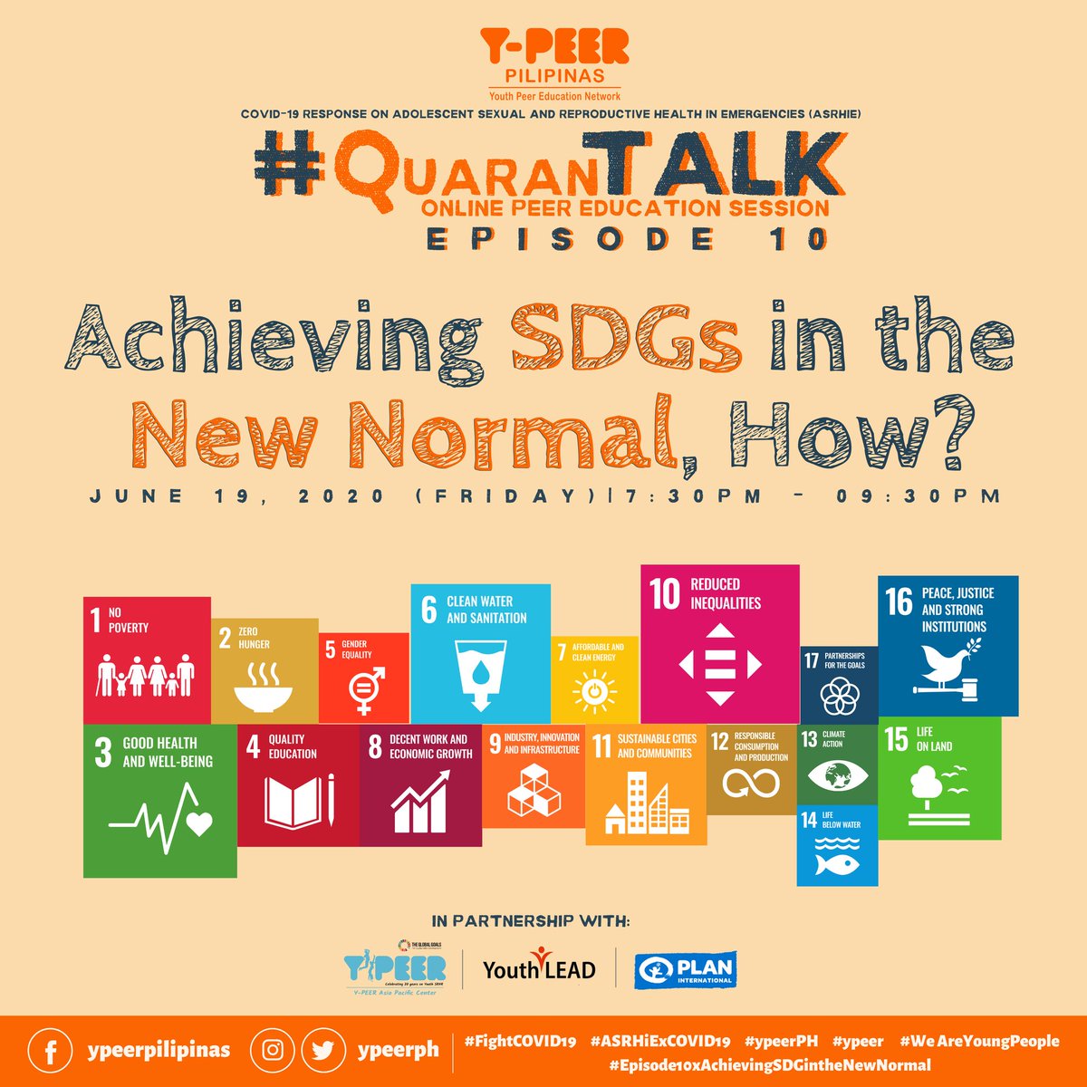 ypeerph's tweet photo. 1/4 #GetReadyonFriday mga Mahal coz we are already on our 10th episode of our #QuranTALK! At siyempre reading-ready na rin kami dahil pag-uusapan natin ang Achieving Sustainable Development Goals (SDG) in New Normal. https://t.co/L72MuEnYiD