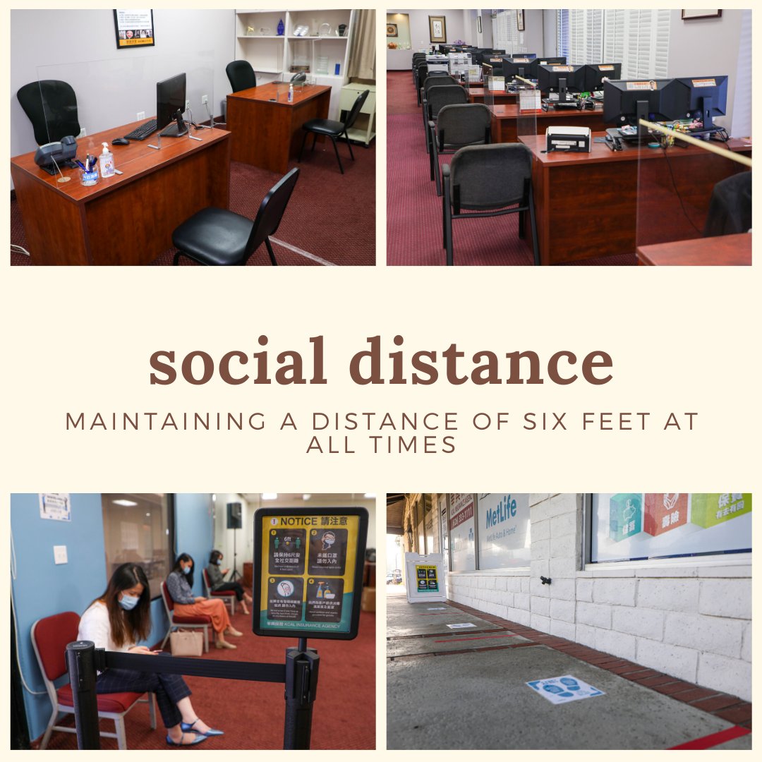 KCALInsurance's tweet photo. Since we've reopened our walk-ins, we'd like to share some of the actions we're taking! Contact us to learn more about our safety measures!

With the limited capacity at each office, feel free to call us at 626-333-1111 to make an appointment and reduce your wait time. https://t.co/yp0xSnQZmk