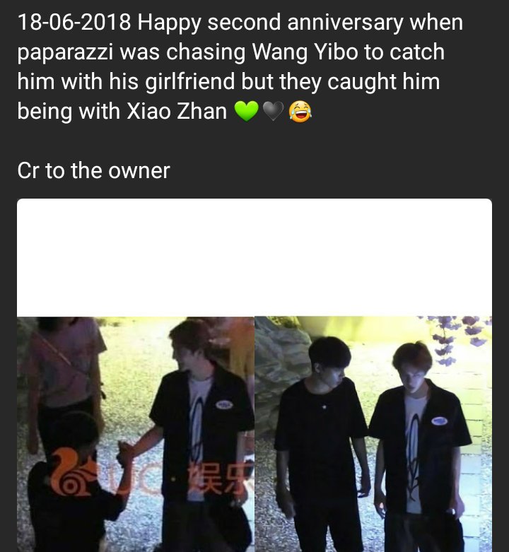 selfwithheart's tweet photo. #WangYibo #XiaoZhan 
#yizhan https://t.co/OOgfSQZ2tq