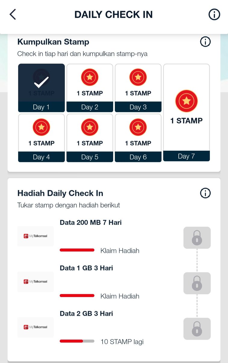 Kok tidak bisa utk claim ya <a href="/Telkomsel/">Telkomsel</a>?