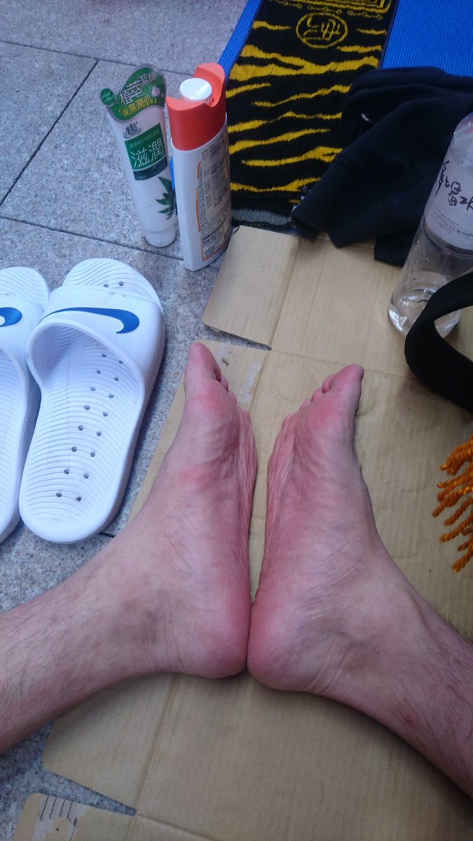 參加繞境一定要好好休息，放鬆一下腳👣