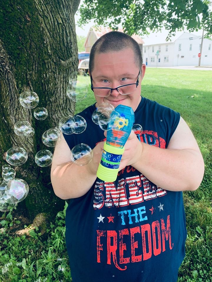 Woody has been soaking up some sunshine and bubbles with DSP Natalie!