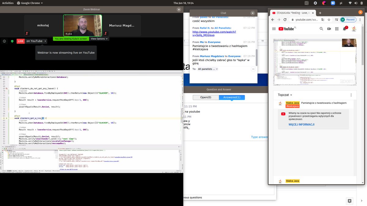 mkarebski's tweet image. #kielcejava monitoring meetupu ;)