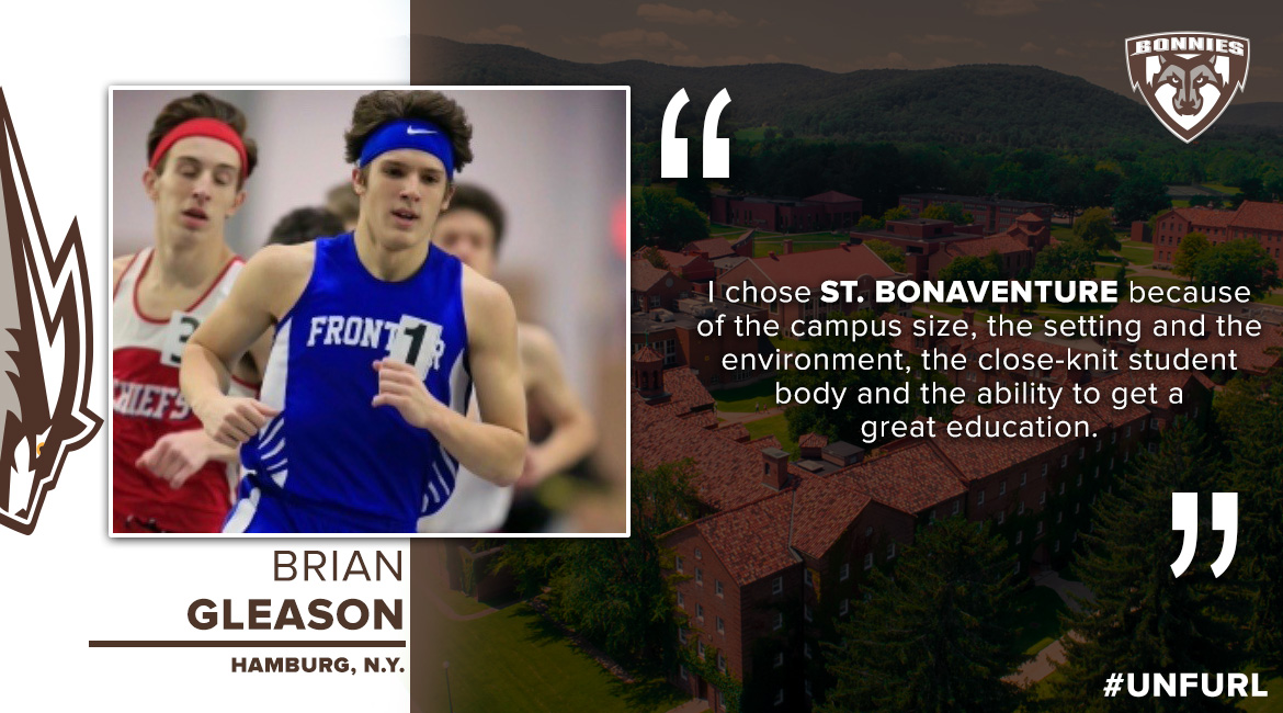 BonniesXCTrack's tweet photo. There are many reasons #WhyStBonaventure is so special.
Here are a few reasons why Bona's is the right fit for incoming #Bonnies freshman Brian Gleason 💭 https://t.co/arb9oxpVAe