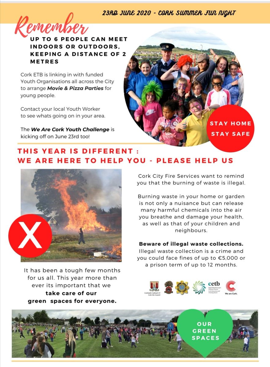 CorkCityPartner's tweet photo. We are looking forward to Cork SUMMER FUN NIGHT IN - online activities on Tues 23rd June from 7pm.👉 See all the details on the leaflet.🤸 #CorkSummerFun #InThisToGether 💚
@corkcitycouncil @CorkETB https://t.co/vrZcCPy0yg
