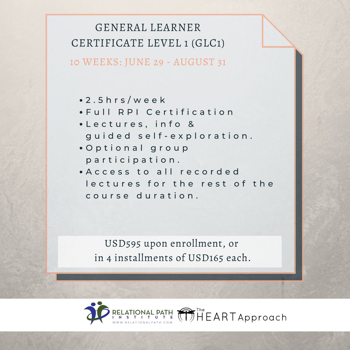 relational_path's tweet image. Check our course options and join us in our first online training to create outstanding relationships for yourself and for others!