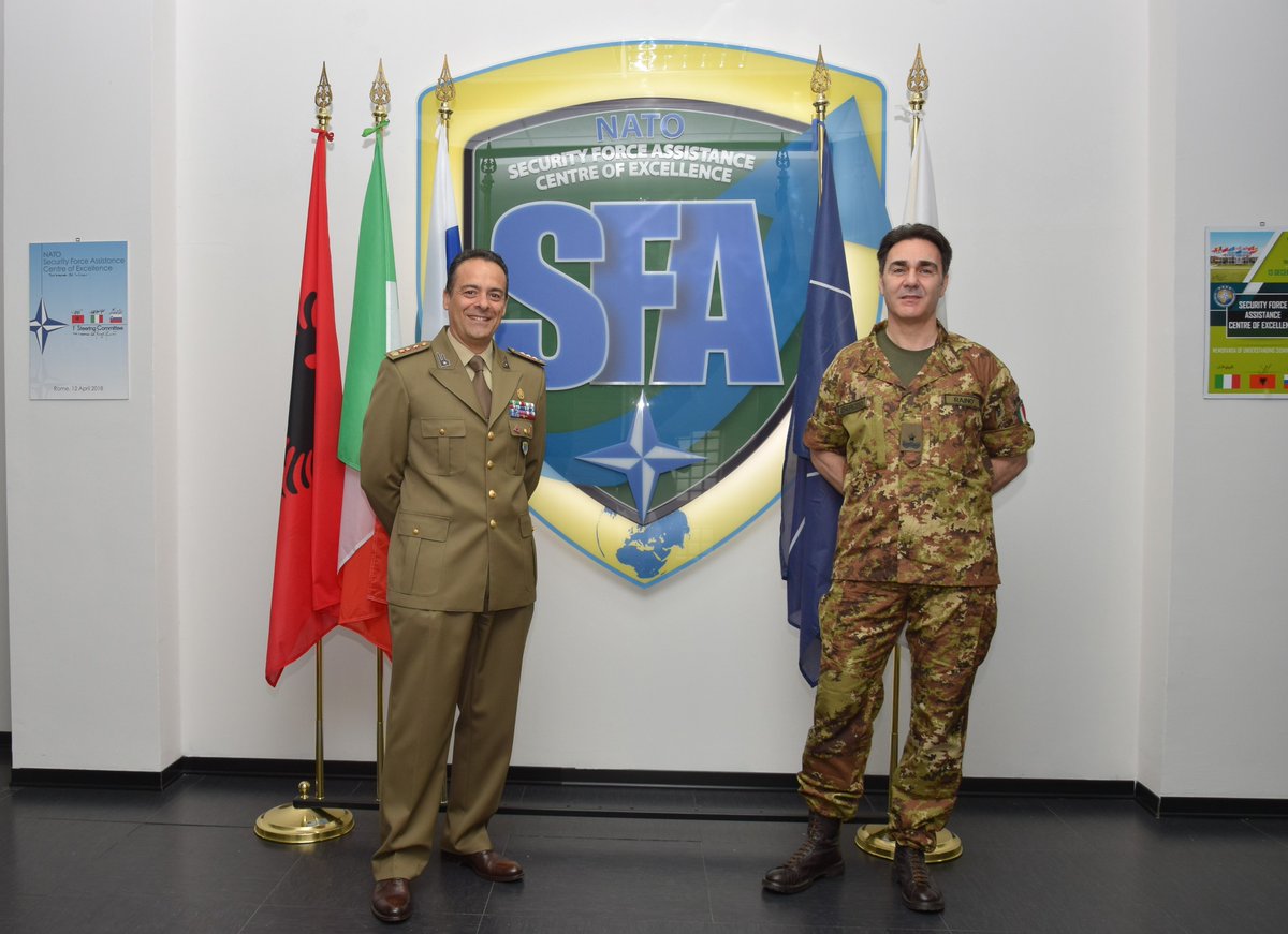 NATOSFACOE's tweet photo. As part of the pre-deployment training, the @NATOSFACOE supported the Italian #SFA section by providing a lecture on the Functionally - Based Security Force Assistance model implemented in the #RSM for OF-6 Giorgio Rainò and his staff.
#NATO #WeAreNATO #ResoluteSupportMission https://t.co/bzysX10DjQ