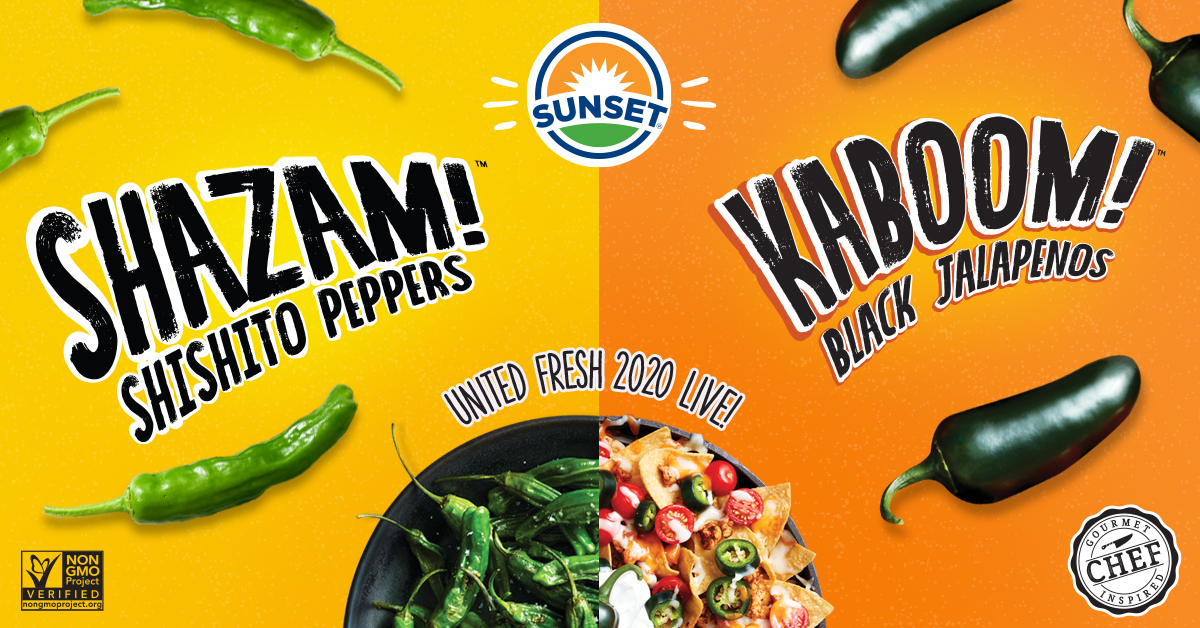 We’ve been heating things up at this year’s #UnitedFreshLIVE. Visit the SUNSET® booth between 1-3 today to connect with our team and learn how you can ignite your pepper category or spice up your dishes with our latest flavorful products!