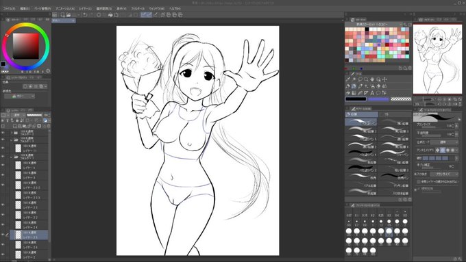 ライブでここまで進みました #今日のライブ進捗 https://t.co/qwIGA5PmcY 