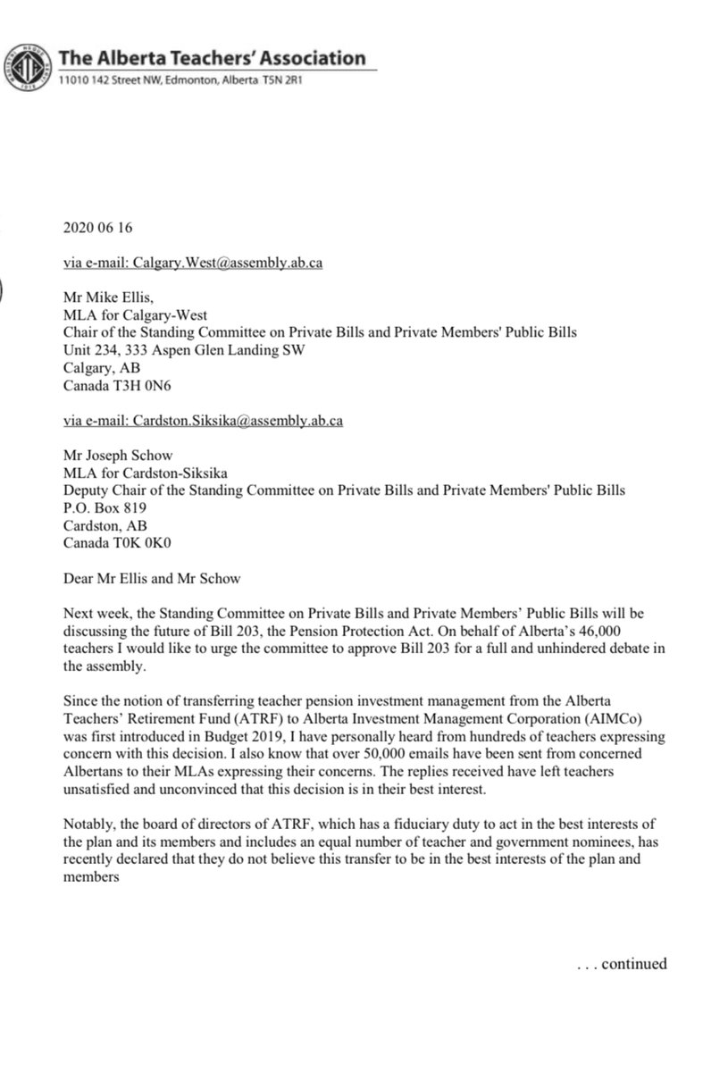 Alberta Teachers' Association tweet media