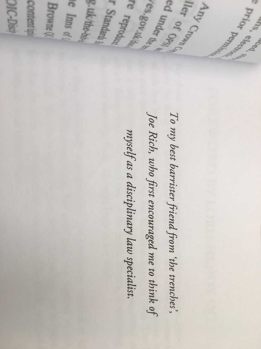Joe_Rich's tweet photo. My copy of “Beaumont on Barristers” has arrived, I’m delighted to say. Incredibly flattered to have been given such a kind dedication at the front of the book, too - like Breaker Morant we all crave a little eternity. Lord Hendy QC’s forward is spot on https://t.co/4dSw102hME https://t.co/aGXoniqgVz