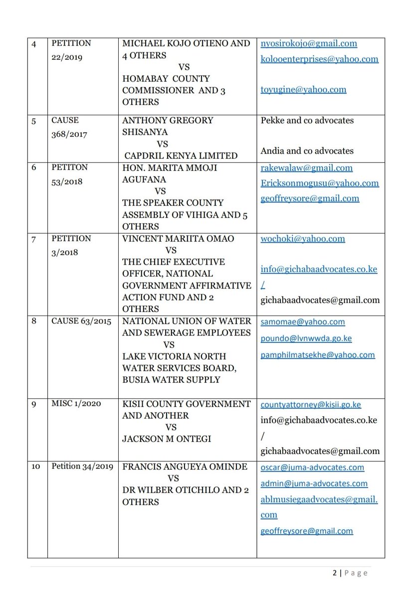 Kenyajudiciary's tweet photo. KISUMU EMPLOYMENT AND LABOUR RELATIONS COURT https://t.co/sZcwfqq0mO