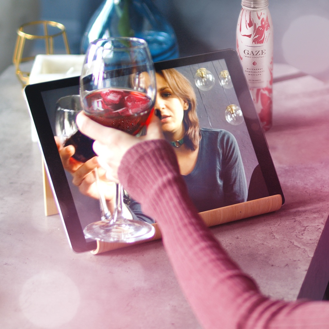 What could be better than virtually toasting the ones you love?
Doing it with the wine cocktail you love.
#GAZEWineCocktails #DrinkInTheMoment
