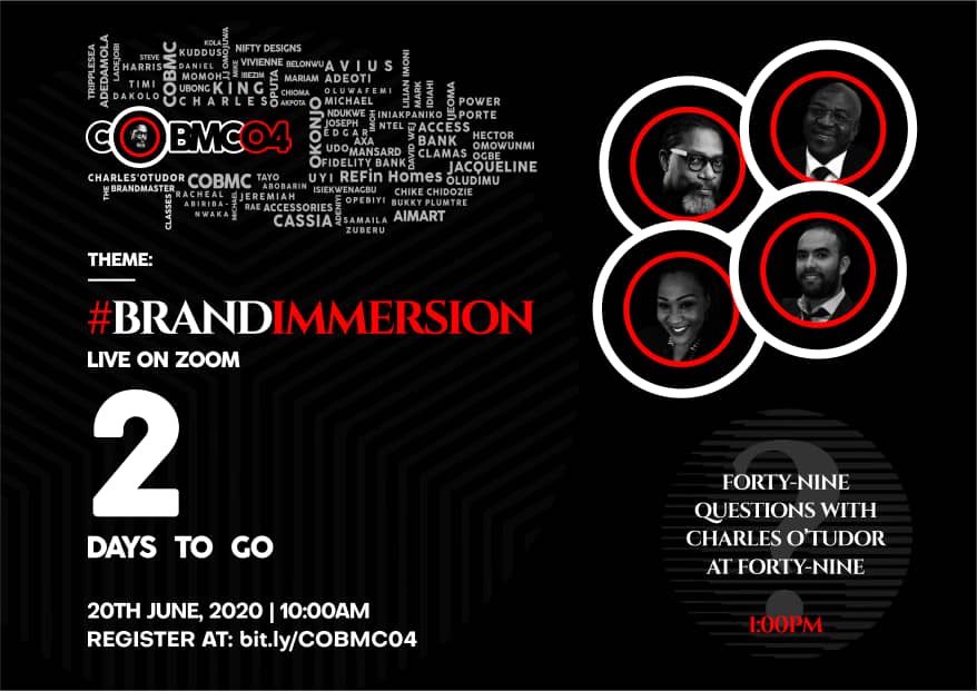 CCobmc's tweet photo. 2 days to go.
Get ready for an IMMERSION.
#REGISTRATION Link in Bio.
After registration, please check your email inbox/Promotions/Spam folder for our Telegram link as further communications will be shared via Telegram. https://t.co/6ivk7V9LmG