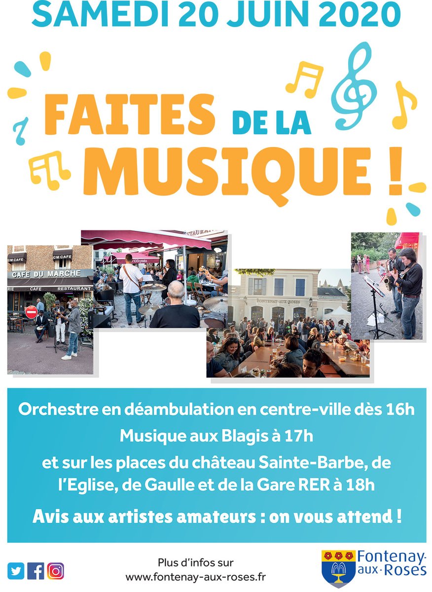 fontenay92's tweet photo. Le #FlashInfoFAR du jour est en ligne, comme chaque lundi et jeudi à 14h30 !
Au sommaire :
👉 #FeteDeLaMusique le samedi 20 juin
👉 Vos démarches de procuration en mairie #electionsmunicipales
👉 "Detox & vous" avec le CCJL du 22 juin au 17 juillet
▶️ https://t.co/e32t8NjZkw https://t.co/AN4CKoB6Vq