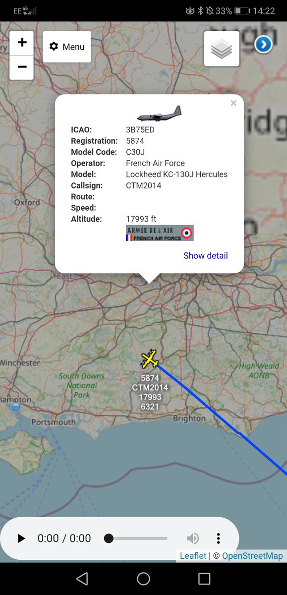 freedar_uk's tweet photo. French Air Force - Lockheed KC-130J - 5874 - #CTM2014 🇫🇷

Also Routing To @RAFBrizeNorton 🇬🇧 https://t.co/4GOwcZwIo6