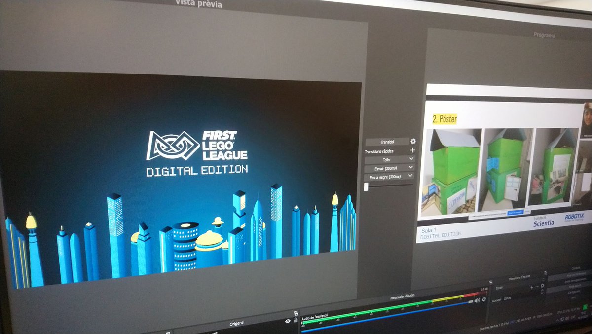 OpenScientia's tweet photo. Úlitma oportunidad para ver las presentaciones de los equipos #FLLJr #BOOMTOWNBUILD en https://t.co/H7AXbhrdvr #FLLDIGITALEDITION @ROBOTIX_ #Dragados https://t.co/tpRHcbv8lf