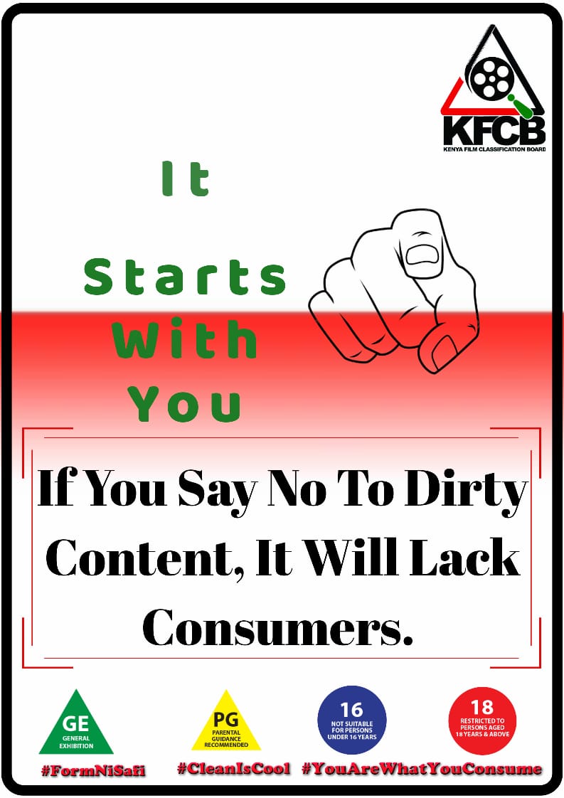 It starts with you, if you say no to dirty content, it will lack consumers.