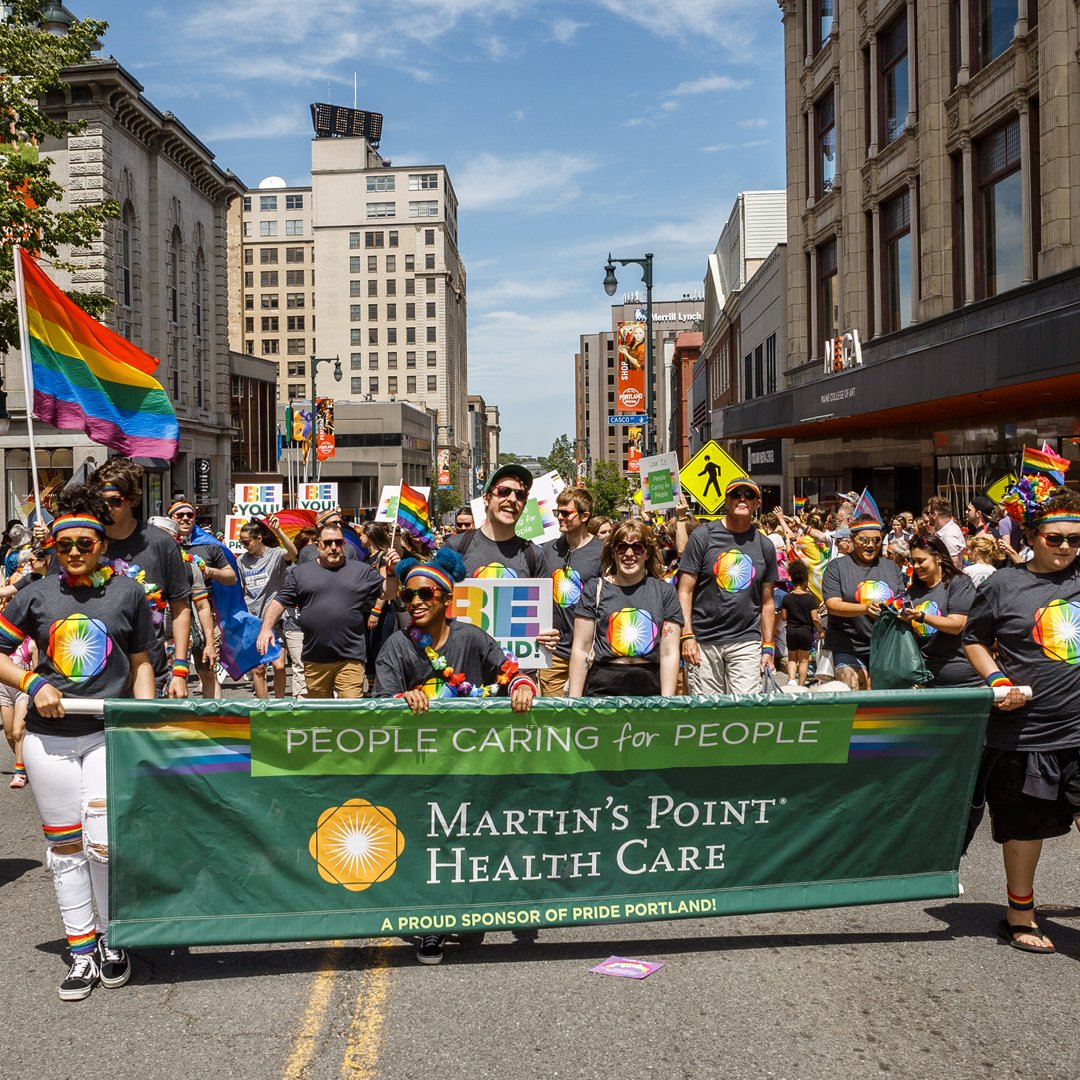 Until we safely march again, we continue to stand with our LGBTQ+ patients, members, colleagues, and friends during Pride month and every month. #PrideMonth