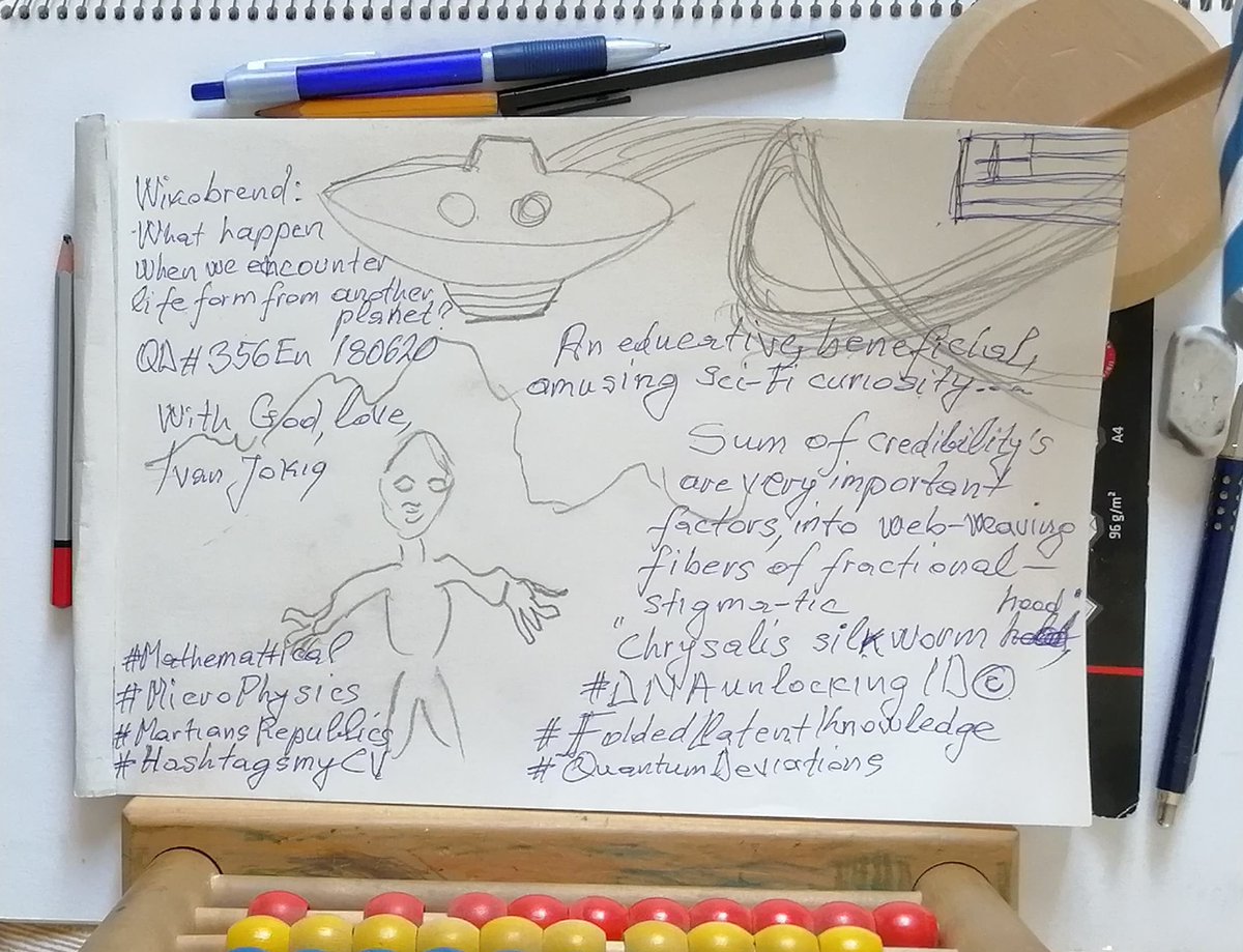 IvanJokiq's tweet image. Wikobrend What happen when we encounter life form from another planets? QD#356EnGr 180620
facebook.com/MartiansRepubl… instagram.com/p/CBk6XIJDuna/ 
#Mathemattical #Microphysics #DNAunlockingID© #MartiansRepublics #quantumdeviations #NASA #ESA #CERN #MatterEnergyDNA #FoldedLatentKnowledge