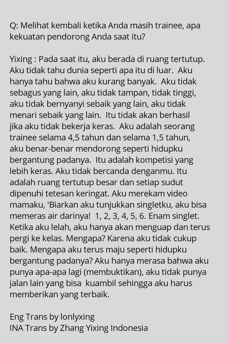 XbackINA's tweet photo. 180620 weareyoung2020 Teaser tentang @layzhang menceritakan kehidupan trainee-nya. Versi bahasa indonesia. English dari @lonlyxing 🙏 https://t.co/cTnosAgXmk