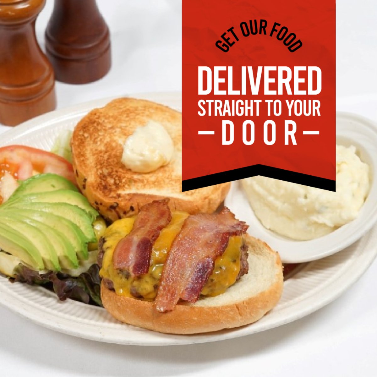 BrazenHeadRest's tweet image. Don't get up! We're on it. We offer delivery through Grubhub, DoorDash, Postmates and Uber Eats. We can't wait to serve you!