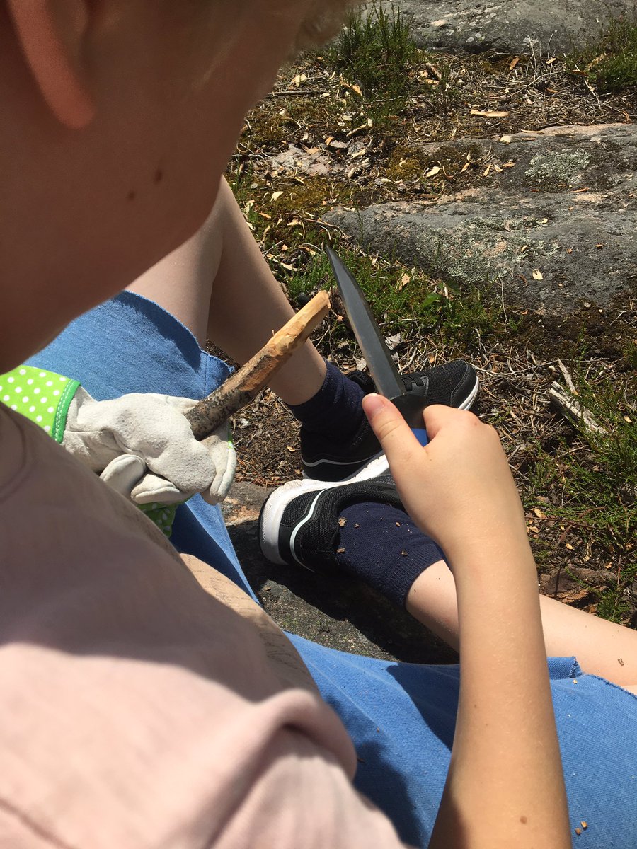 hheurlin's tweet photo. Sista dagen med Utefritids! Fiske med förmiddagsgrupp i Edsviken. Täljning och bygge med eftermiddagsgrupp! #solskol #naturskolanisollentuna https://t.co/i4ebIE92fJ