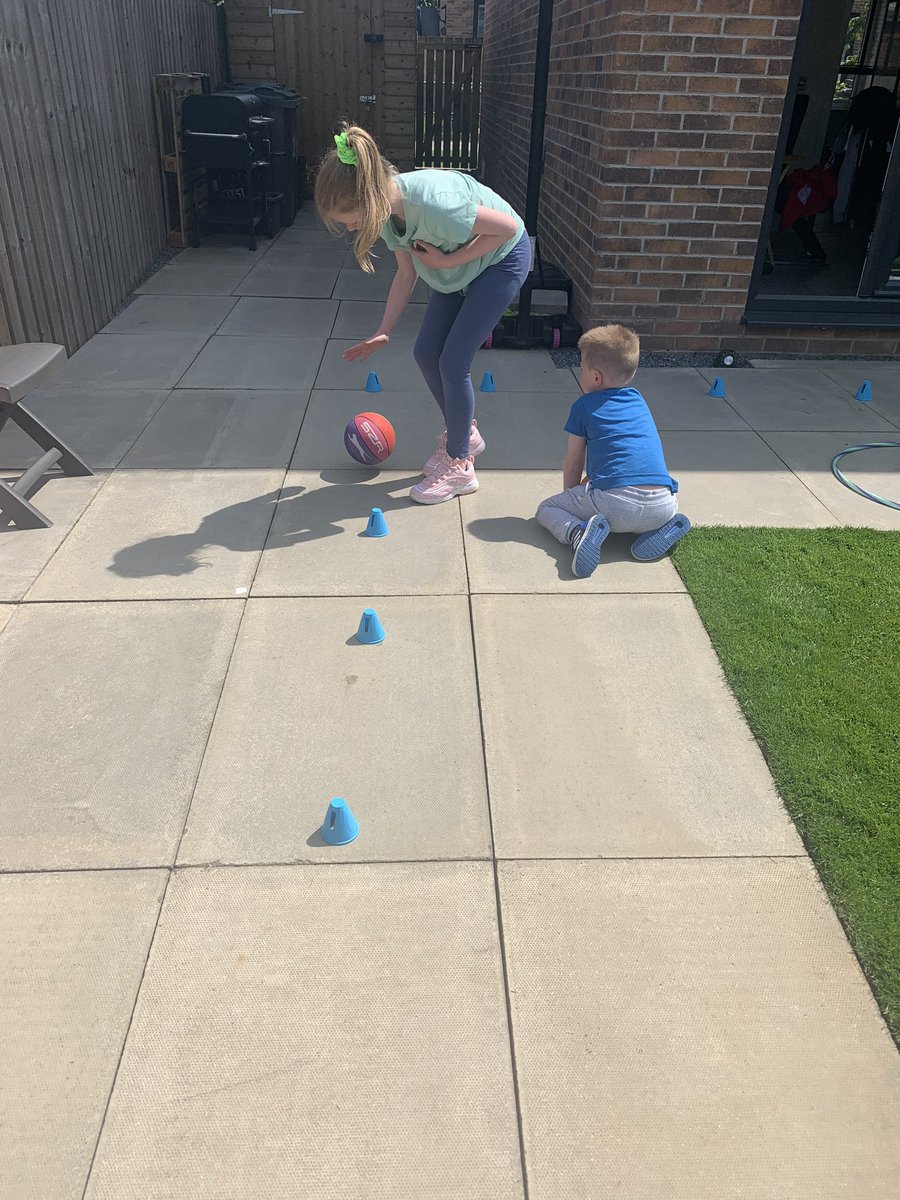 DionneMcLaugh18's tweet photo. @Leith_Primary @leithp5 Sports Day!! Elisha for the last station made up a dribbling course with a shoot at the basket at the end 🏀 hope everyone is having fun this week ❤️ https://t.co/o0hK1zO0zh