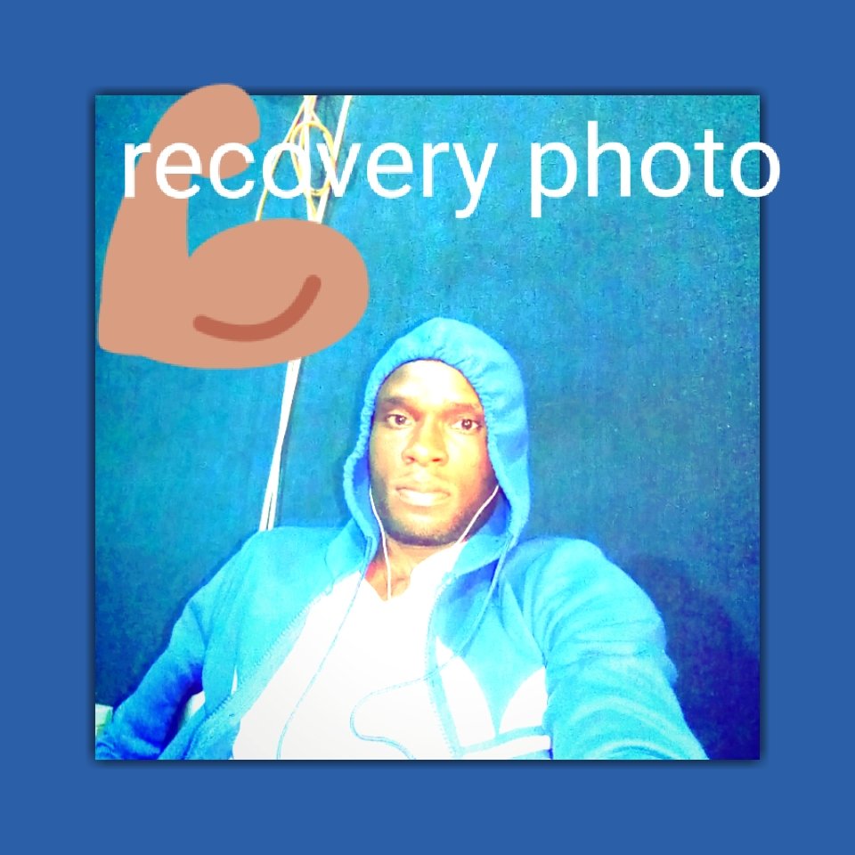 Recovery pic after a struggle with malaria.