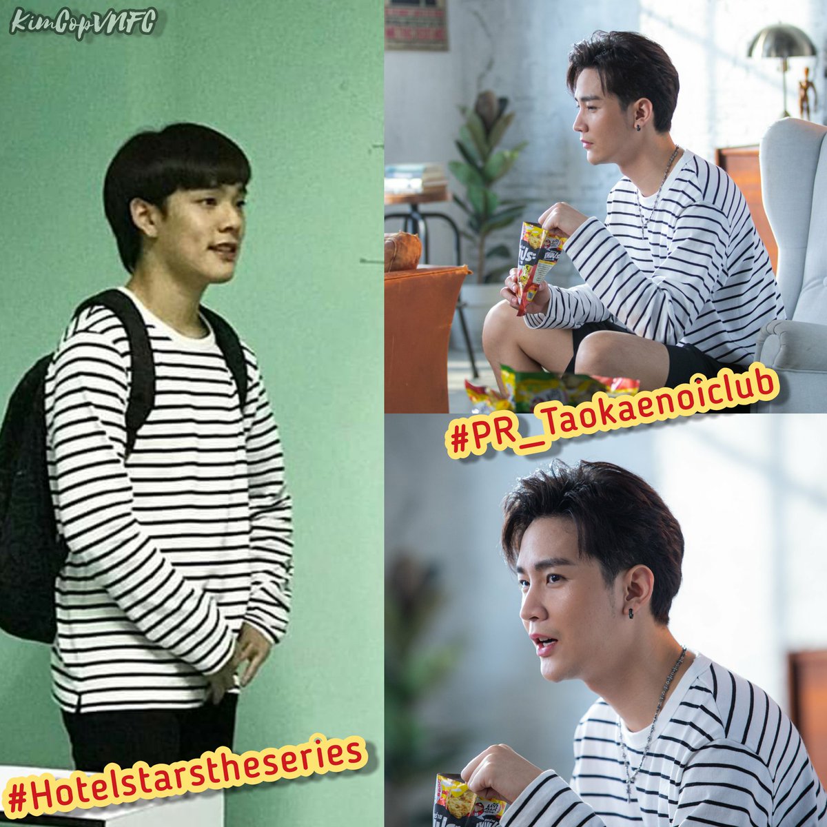 KimCopVNFC's tweet photo. Cheap moment hộ cho 2 bạng trỏe 🤣🤣)))))
_
Kia có phải là chiếc áo hồi quay #Hotelstarstheseries không nhể? Nếu đúng thế thì "anh kia" thói chủ quyền của anh lại lên ngôi à? =)))))))))))))))))

#Edit #kimcopmoment
#ขุณขิมมอญ #kimmondj
#CTRPANUWAT #คิมคอป https://t.co/l2QdgiptPt