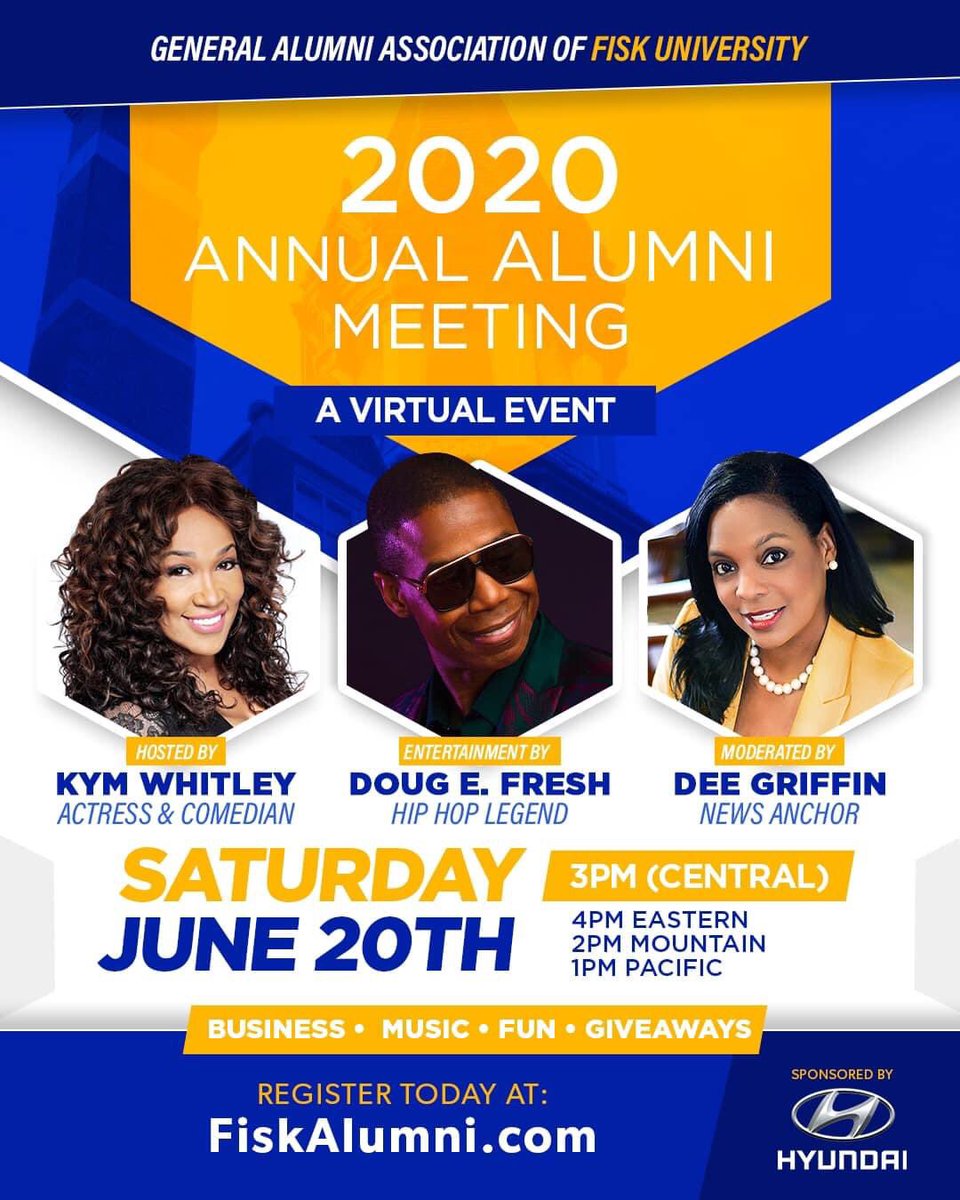geekris_kris's tweet photo. Fiskites, close to 600 Alumni have registered.  You won’t want to miss it.  Register today! https://t.co/dqOCqLRHO7