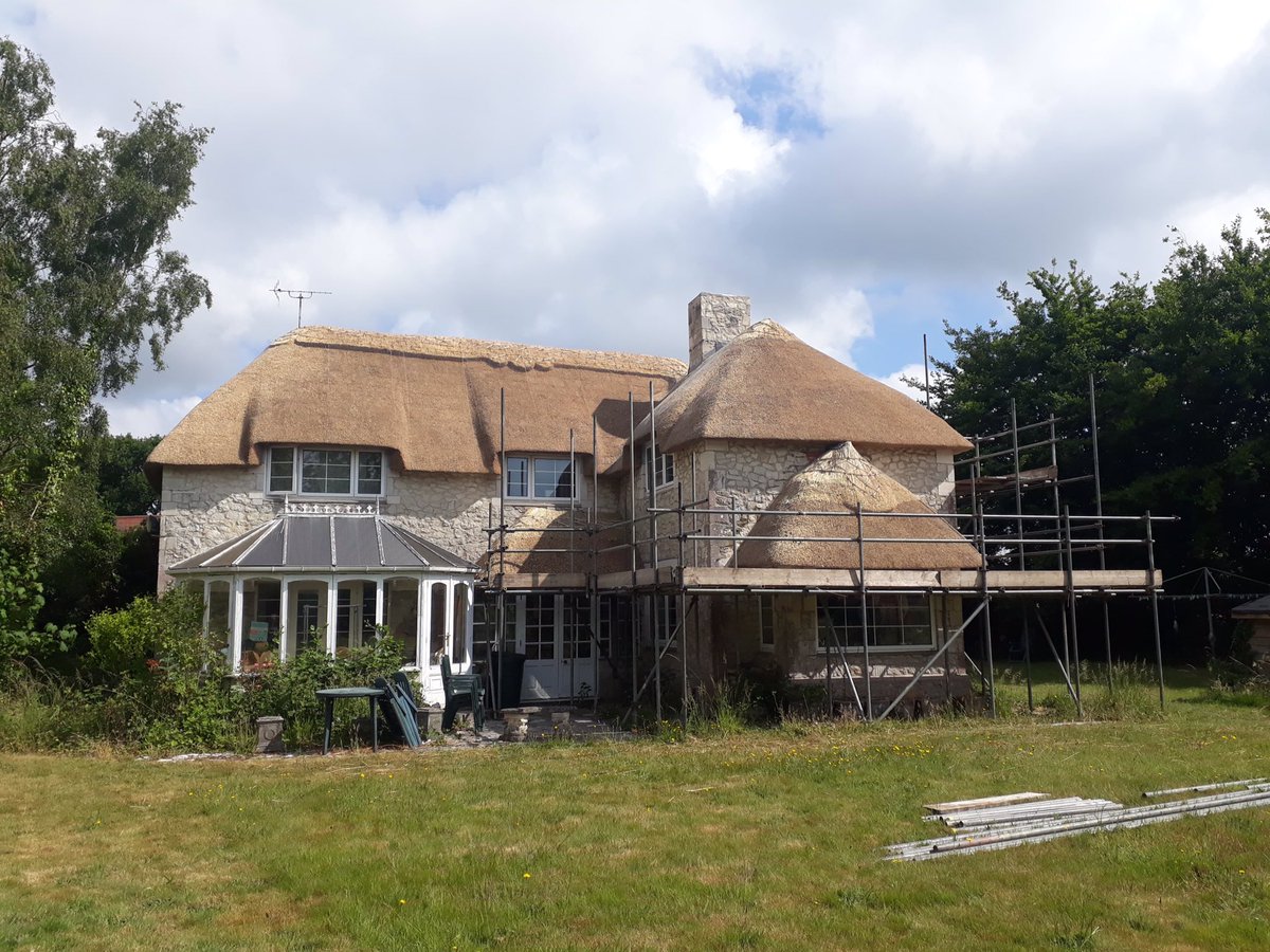 Finish just before the rain, much need here , been very dry