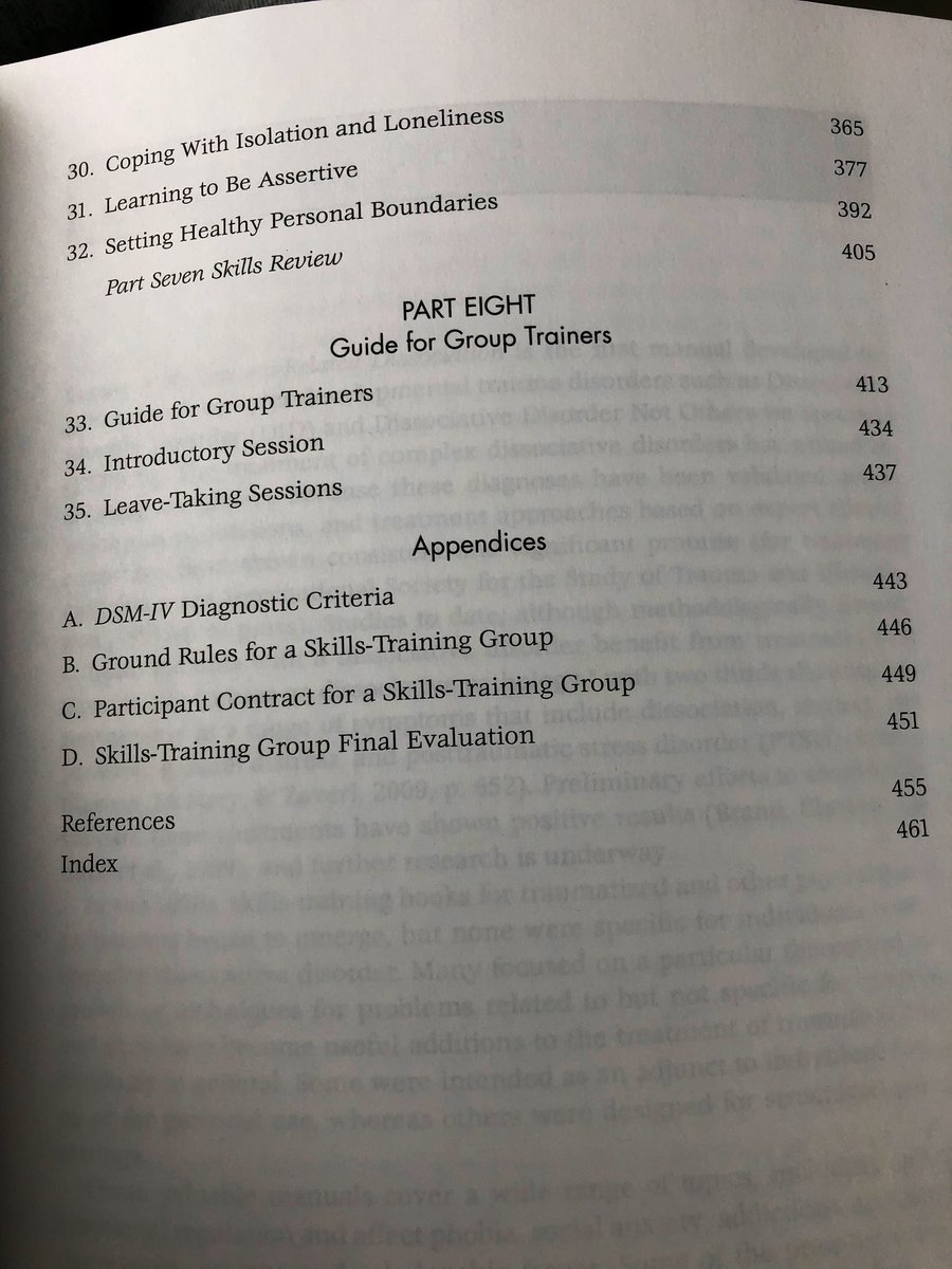 RTimoclea's tweet image. Ok so decided to carry on..not throwing the baby out with the bathwater...even if the bathwater includes a gross violation by one of the authors...
The contents page looks interesting and relevant..Seems to have a logical order... #Copingwithtrauma