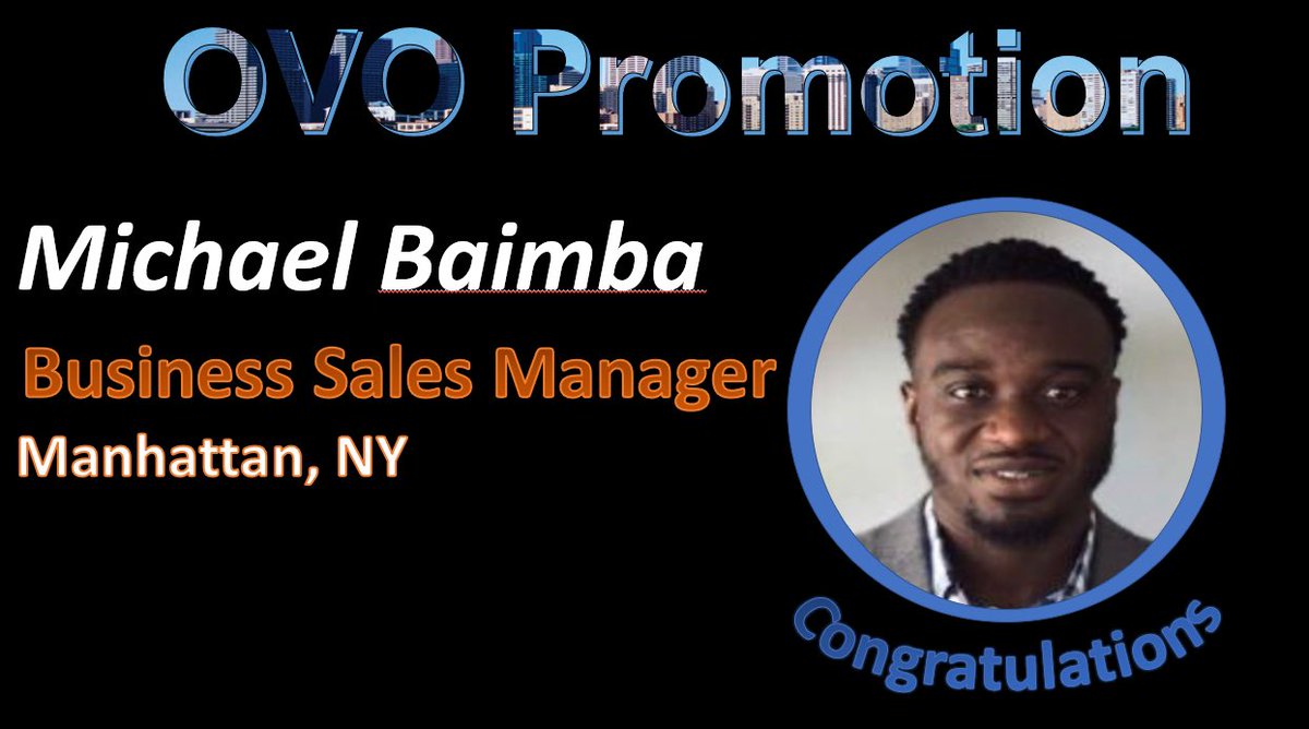 Team OVO (@ohpa_teamovo) on Twitter photo Start spreading the news....๐ถ Congratulations <a href="/MikeBaimba/">Michael Baimba</a>! We are so proud of you & excited to watch your successes! Start spreading the news....๐ถ Congratulations <a href="/MikeBaimba/">Michael Baimba</a>! We are so proud of you & excited to watch your successes!