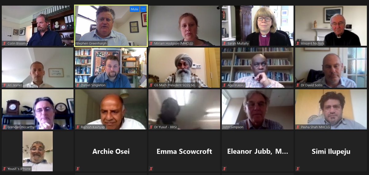 team_greenhalgh's tweet photo. Chaired the Places of Worship Taskforce with @bishopSarahM @CardinalNichols, Ari Jesner, Rajnish Kashyap, Asim Yusuf, Gurmail Singh Malhi, @agu_irukwu @yousifAlKhoei covering opening for communal prayer, small weddings, post burial rituals, coming of age ceremonies + ordination. https://t.co/NChPgXEDnv