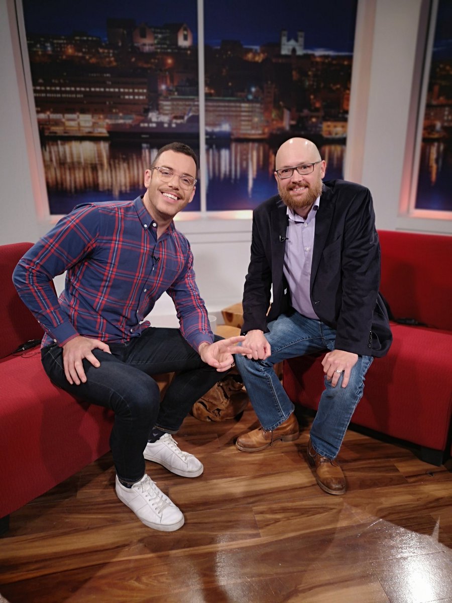 OutoftheFogTV's tweet photo. #OutOfTheFog Encore Presentation Tonight:

Host @DcDesignHouse chats with Paul Power of @powerprodnl; children’s entertainer David Keating of @NFLDLand; and Alison Butler from @betterhearingNL 

#OOTF @RogersTVStJohns #ThrowBackThursday #TBT https://t.co/IBwzRDGhib