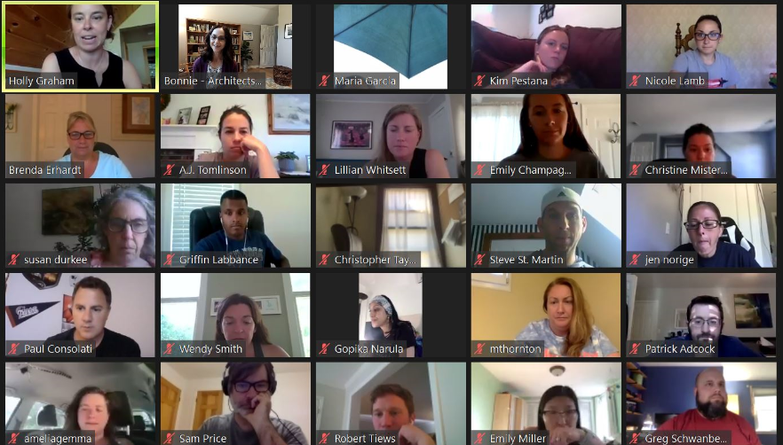 vividolearning's tweet photo. @AFLbonniesinger hopped online with teachers taking Dr. Graham's class @mtholyoke to answer questions about #BrainFrames and #makingsenseofthemuddle https://t.co/gjmUe3NIH8