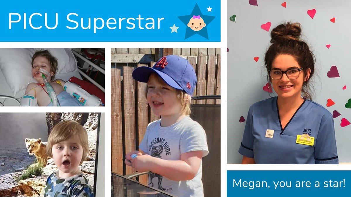 vCreateNICU's tweet photo. “She really is a credit to her ward and the nursing profession. We owe her so much!” 💜 Congratulations to today’s PICU Superstar, it’s Megan from @PICU_Scot 🌟 You were nominated by Oliver’s mum and dad, Laura and David: https://t.co/08T3p3dgI6 👏 #LoveYourNHS #PICUsuperstar https://t.co/hglHh9Vm2f