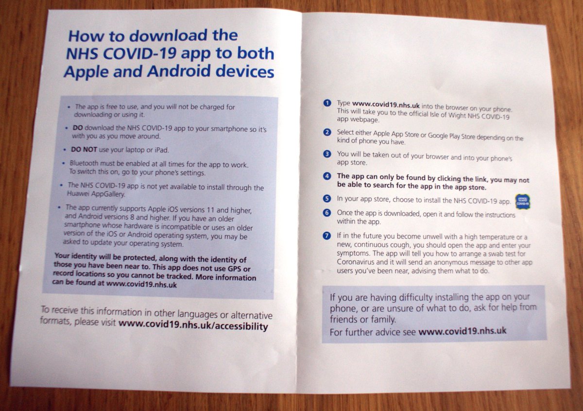 IslandPulse's tweet image. No mention of the Covid 19 app being a Test or Trial #isleofwight