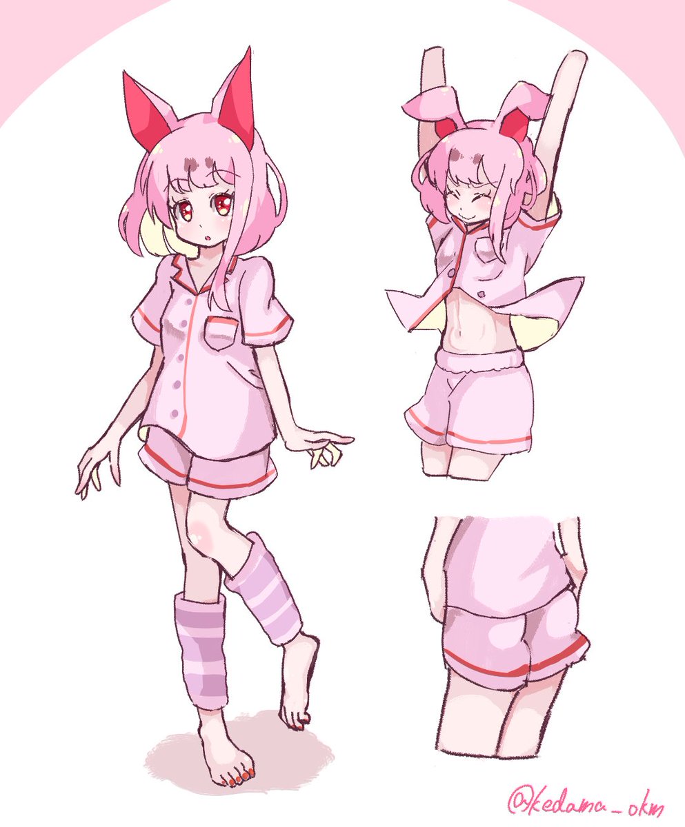 ぴぃちゃんの寝巻姿考えてみました
#イラスト
#オリキャラ 