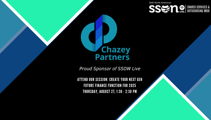 We’re proud to announce that Chazey Partners is one of our official partners at SSOW Live! Attend their session and learn how to create your next gen future finance function! Registration for SSOW Live is now free for end-users. Register here. bit.ly/SSOWFREEREG