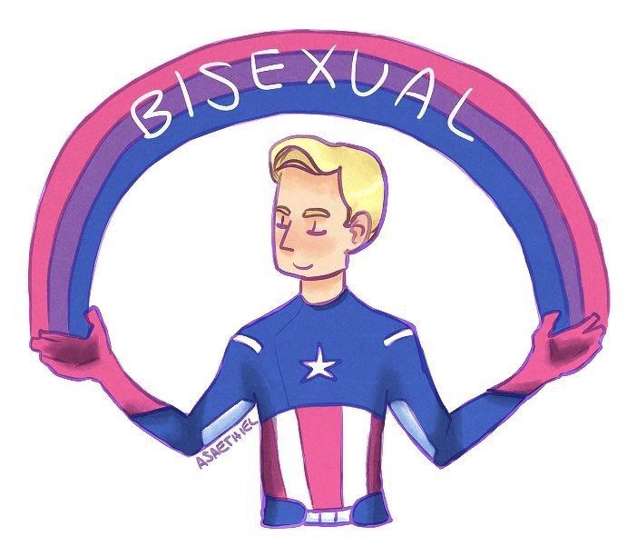 can relate to cap!!! #pride #PrideMonth #PrideMonth2020 #CaptainAmerica #bisexual