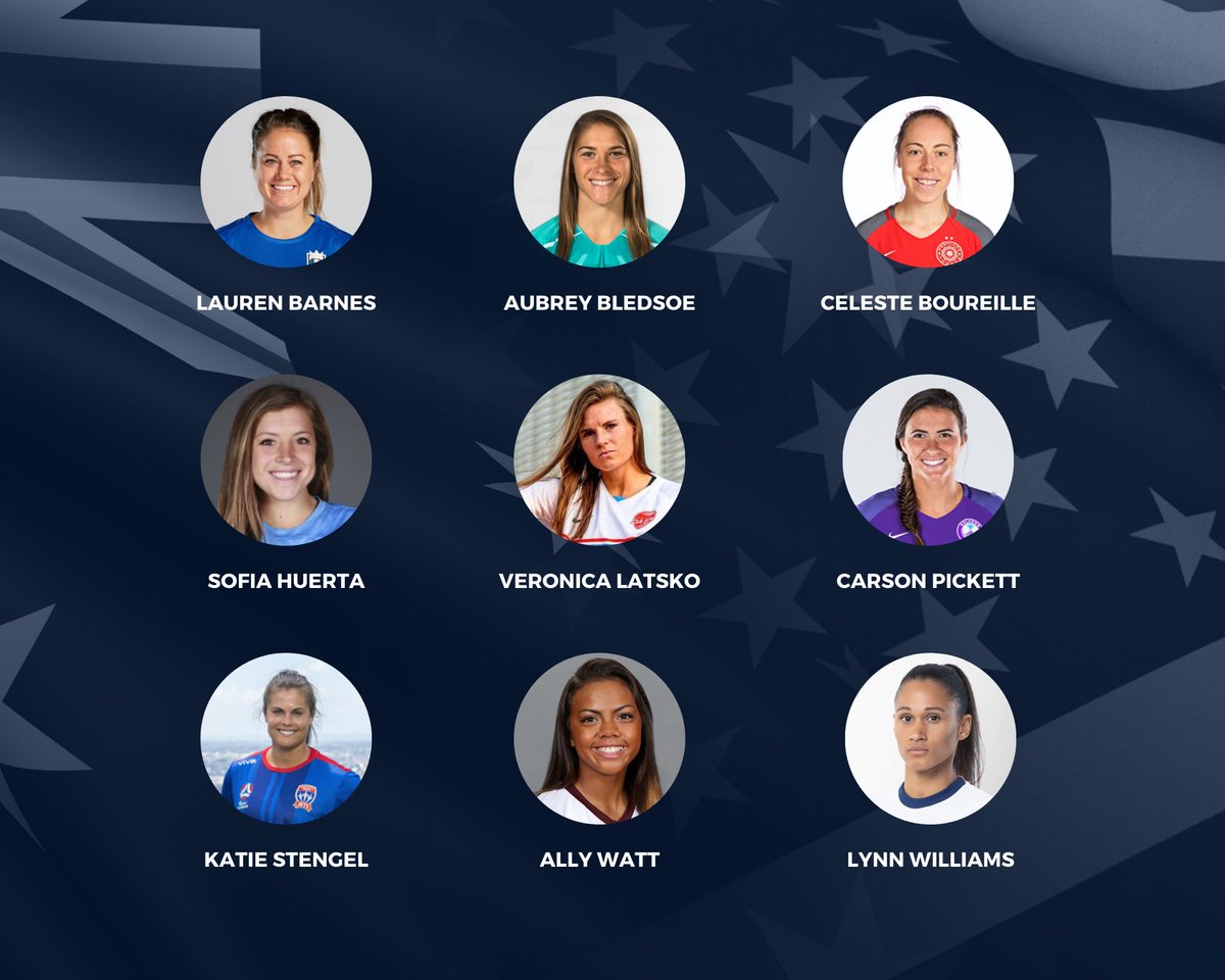 AusintheUS's tweet photo. #DYK a number of 🇺🇸 women have played in the @WLeague? That's the top-division women's ⚽️ league in 🇦🇺! Alongside our Kiwi mates, we hope to host the @FIFAWWC in 2023, creating an enduring legacy for women in sport. #GetOnside &amp; show your support 👉 https://t.co/swwOD049qD #AsOne https://t.co/440Dj6yHnb