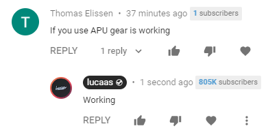 YouTube's reply suggestions are great